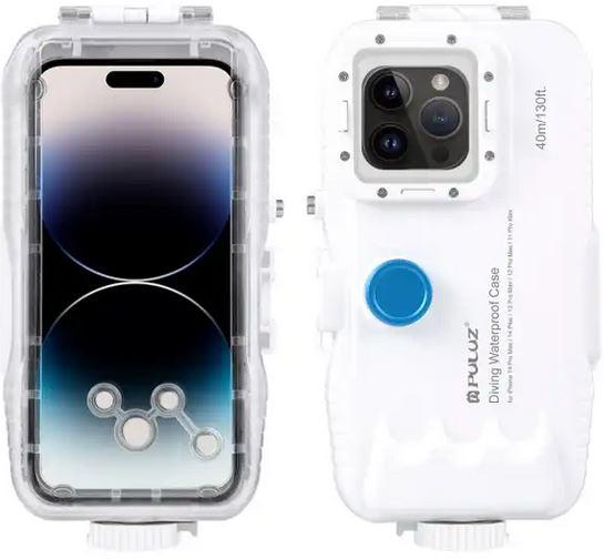 Immagine prodotto PhoneLook Coque Protection étanche PULUZ pour plongée et snorkeling à 40M grade IPX8 universelle (small) (Apple iPhone 15)