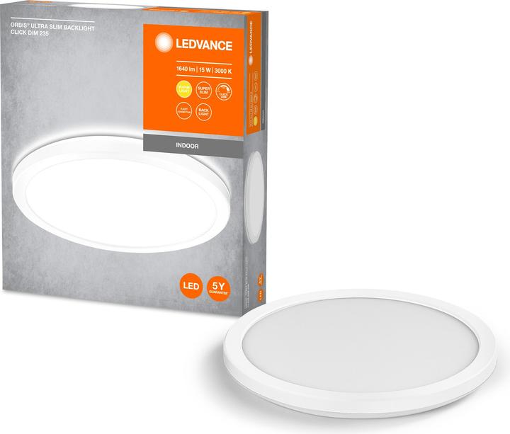 Image du produit Ledvance ORBIS ULTRA SLIM CLICK DIM 235mm BLANC (1100 lm)