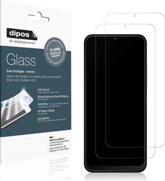 Actual product image Dipos Screen Protector Anti-Shock (2 Piece, Nokia C32)