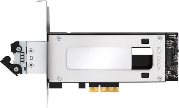 Immagine prodotto Icy Dock MB840M2P-B - PCIe - M.2 - PCIe 3.0 - Nero - Argento - Passivo - 32 Gbit/s