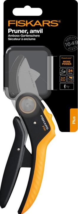 Actual product image Fiskars Plus PowerLever Anvil Garden Shears P741