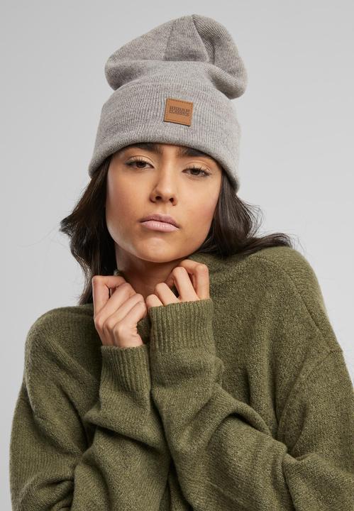 Image du produit Urban Classics Bonnet long Leatherpatch (Taille unique)