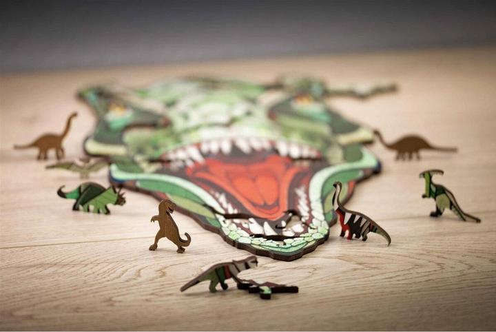 Actual product image Eco Wood Art T-Rex (129 pieces)