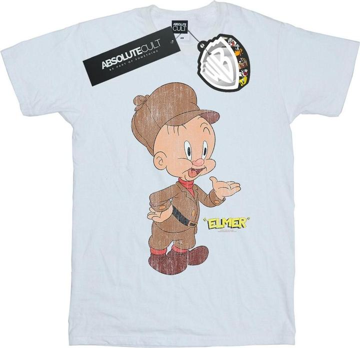 Looney Tunes Elmer Fudd Distressed TShirt (L)