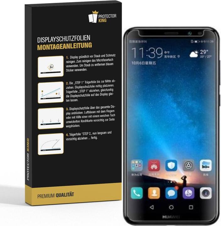 Produktbild Protectorking 3x Panzerfolie Anti-Shock matt entspiegelt (3 Stück, Huawei Mate 10 Lite)