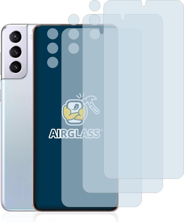 Produktbild BROTECT AirGlass Panzerglasfolie (3 Stück, Samsung Galaxy S21 5G)