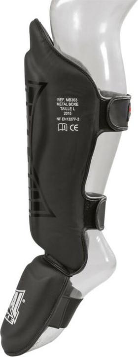 Actual product image MetalBoxe Protege Tibia+Pied Anatomique L Black Light (L)