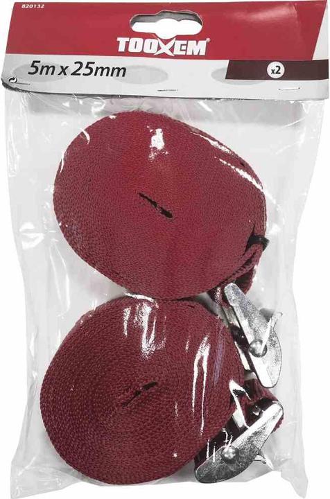 Actual product image Tooxem Lashing strap set 25mmx5m GS