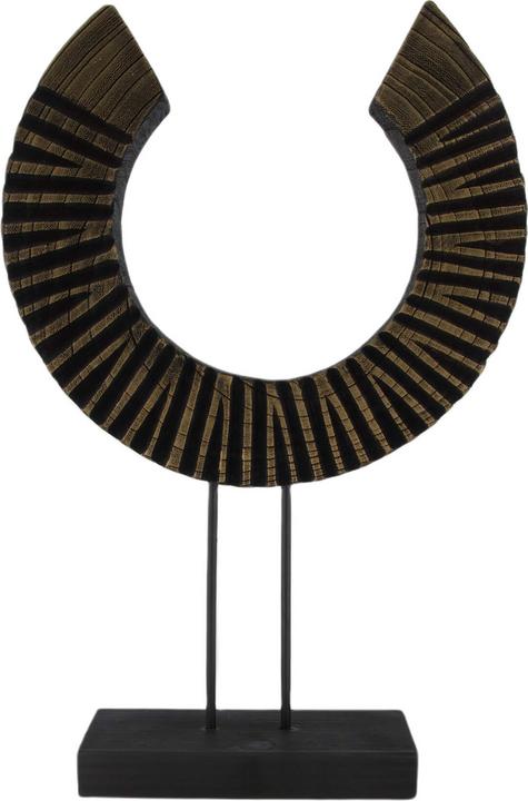 Image du produit Decofinder Bois rond Noir Or H : 69 cm