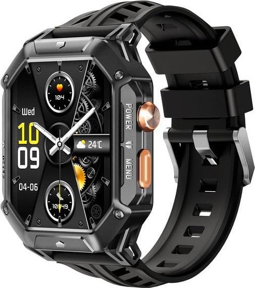 Oukitel BT80 (Robuste Connected Watch - 2.13" - Anrufbeantworter) Schwarz