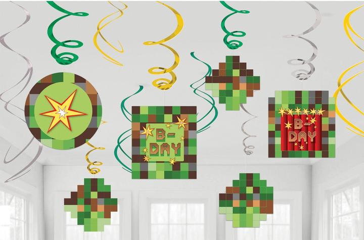 Actual product image Amscan Décorations Anniversaire Minecraft