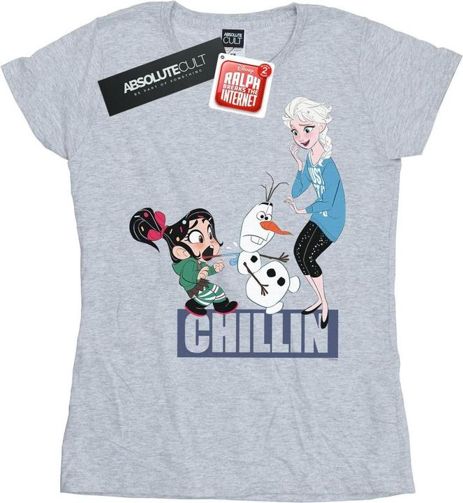 Disney Wreck It Ralph Elsa And Vanellope TShirt (M)