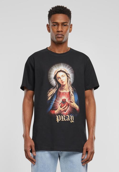Actual product image Mister Tee Praying Mary Tee - 142561 (XS)