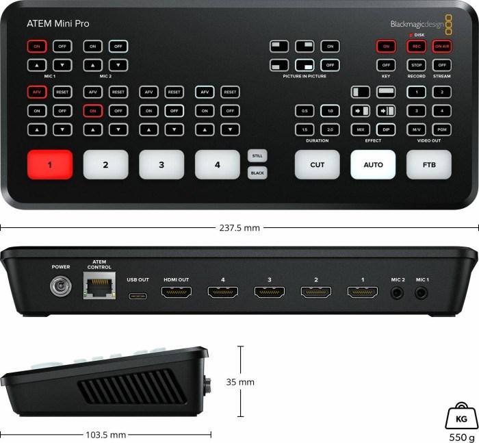 Immagine prodotto Blackmagic ATEM Mini Pro