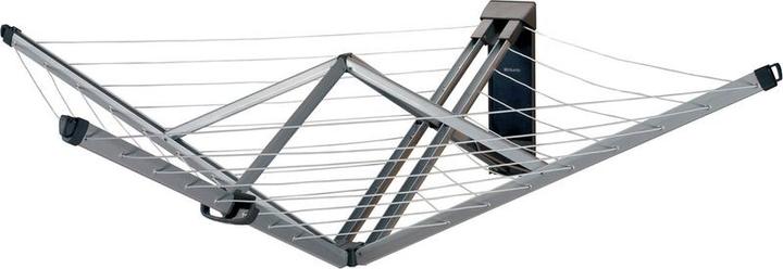 Actual product image Brabantia WallFix Walldroger - met Beschermhoes - 24 m - Metallic Grey (24 m)