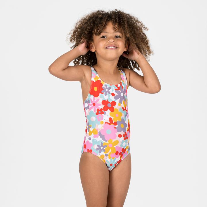 Produktbild Nabaiji Badeanzug Baby/Mädchen - Print Blumen rot (76, 78)
