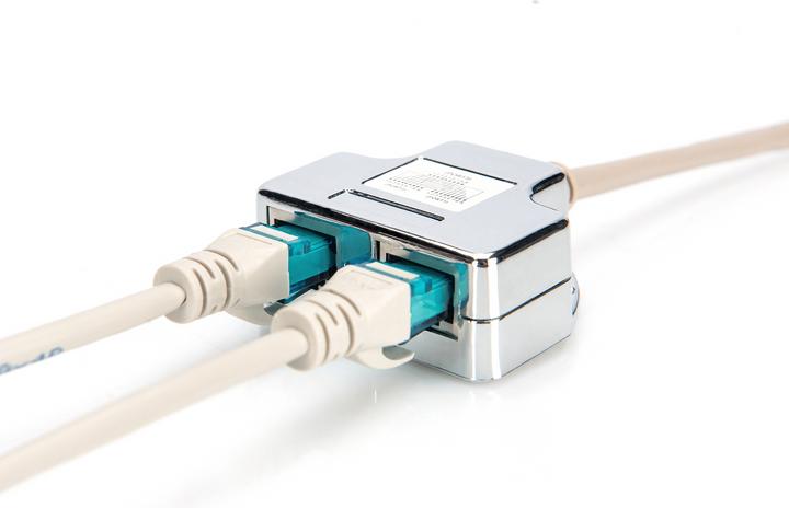 Actual product image Digitus Patch Cable Adapter, CAT 5e, shielded - 1:1 (RJ45, RJ45 (1x))