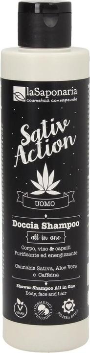 Produktbild La Mer SATIVA Men's Shower Shampoo All in One with Cannabis 200ml (200 ml)
