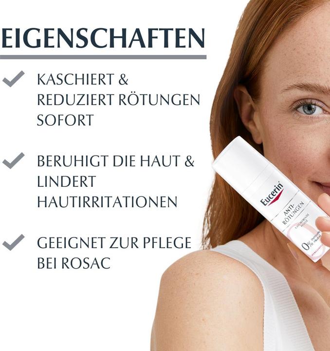 Actual product image Eucerin Anti-redness concealing day care tinted with SPF 30 (50 ml, Day cream, SPF 30)