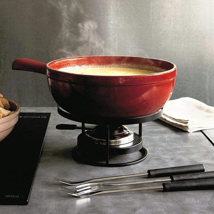 Produktbild Emile Henry 8-teiliges Fondue-Set Grand Cru (Fondue Bourguignonne, Käsefondue, Schokoladenfondue, Fondue Chinoise)