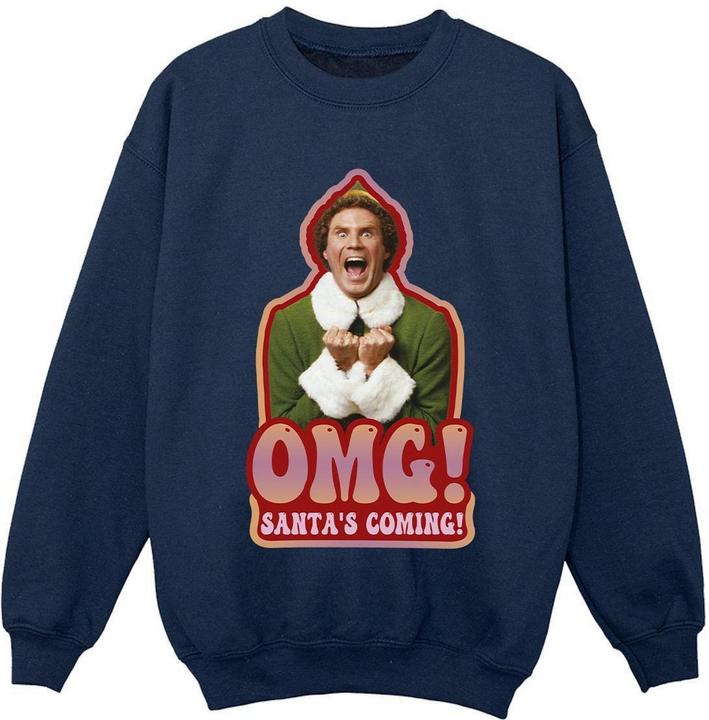 Elf Santa's Coming Sweatshirt Jungen (140, 146)