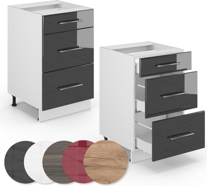 Actual product image Vicco Küchenschränke Fame-Line (50 x 51.5 x 81.5 cm)