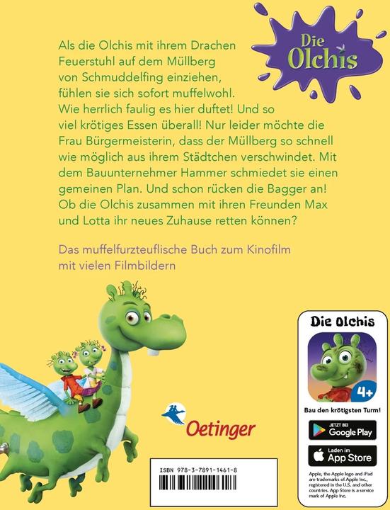 Actual product image Die Olchis (German, John Chambers, Wunderwerk/Publisher Friedrich Oetinger/LEO|Erhard Dietl|Toby Genkel, 2021)