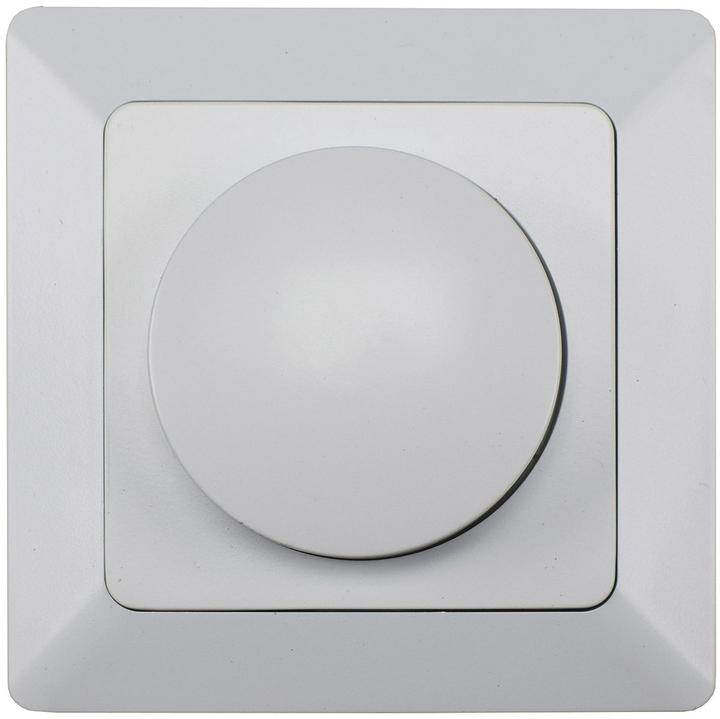 Produktbild Chilitec MILOS Drehdimmer-Schalter 22781, UP, 3...60 W, 250 V, für LED-Lampen, weiss