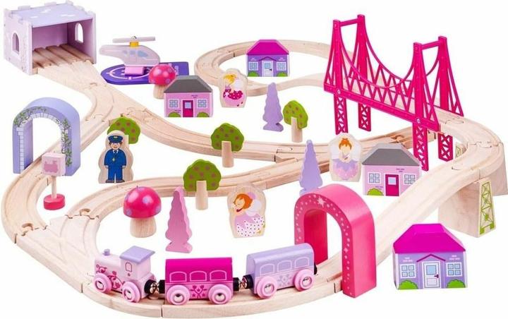 Produktbild Bigjigs Hölzerne Schienen-Bahnhof