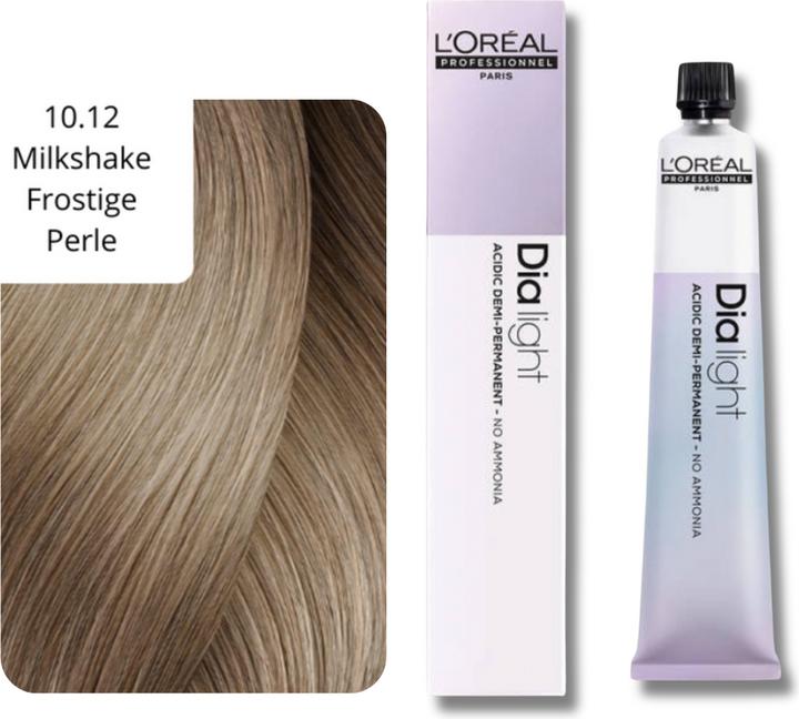 Image du produit L'Oréal Professionnel Dia Light (Blond, Blanc, 10.12 Milkshake argent nacré)