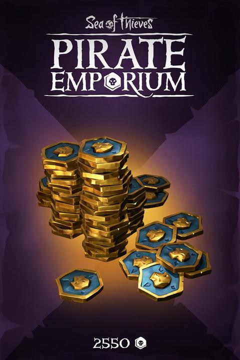 Produktbild Microsoft MS ESD Sea of Thieves Captains Ancient Coin 2550 Coins XXS ML (Xbox Series S, Xbox One S, Xbox Series X)