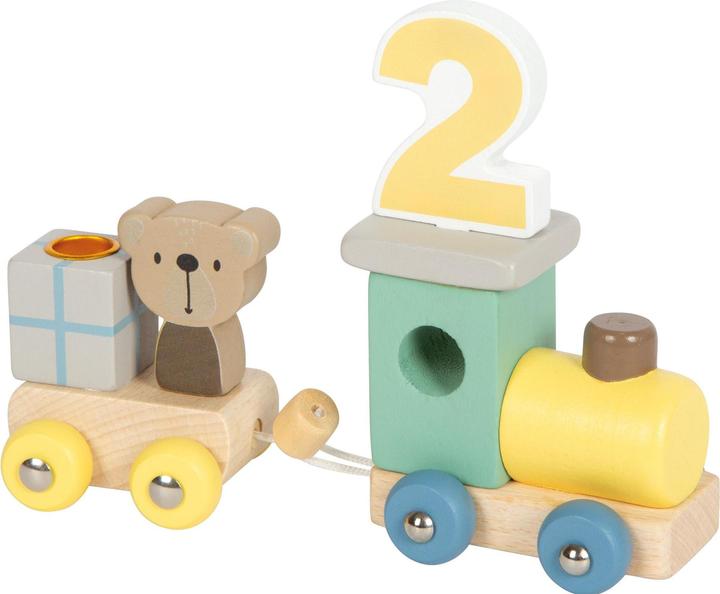Actual product image small foot Birthday train with animals