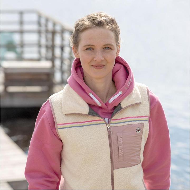 Actual product image Soulhorse Teddyfleece Weste Rainbow Unicorn (M)