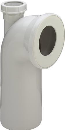 Produktbild Viega Spitzbogen 90° mit 40 mm Zapfen Kunststoff/Weiss