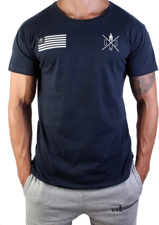 Gym Generation Urban Warrior T-Shirt Dark Navy (S, M)