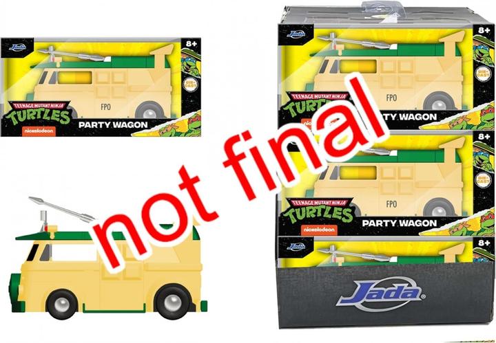 Actual product image Jada Turtles Party Wagon 1:32