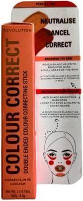 Actual product image Makeup Revolution Revolution Makeup Colour Correcting Stick Red & Peach