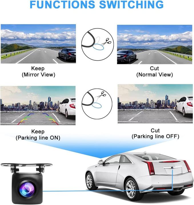 Actual product image Parkvision Rear View Camera PJ-180SW
