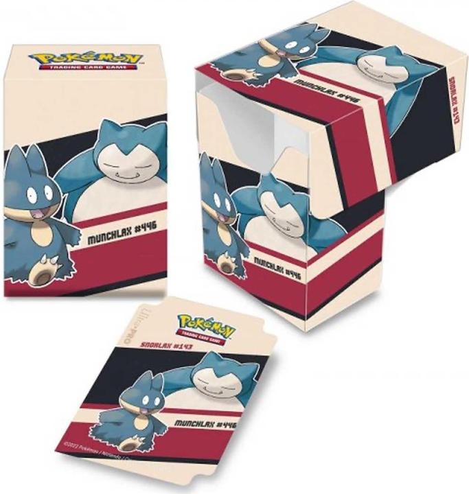 Image du produit Ultra Pro Pokémon Snorlax Munchlax Deck Box Fu