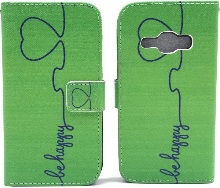 Produktbild König Design Schutz Handy Hülle für Samsung Galaxy J1 (2016) Case Cover Tasche Wallet Etui (Samsung Galaxy J1 (2016))