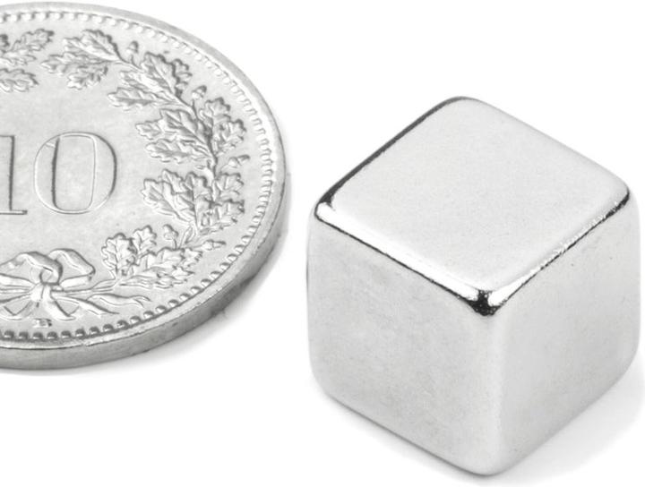Actual product image Rodaro Super magnet set, 5 cubes, 0.7cm, 1.6 kg adhesive force (5 x)