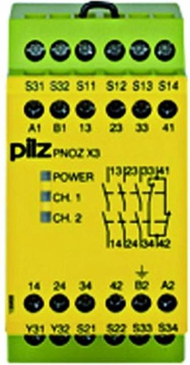 Produktbild Pilz Not-Halt-Schaltgerät PNOZ X3 230VAC