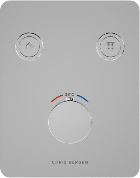 Actual product image Chris Bergen Concealed shower thermostat
