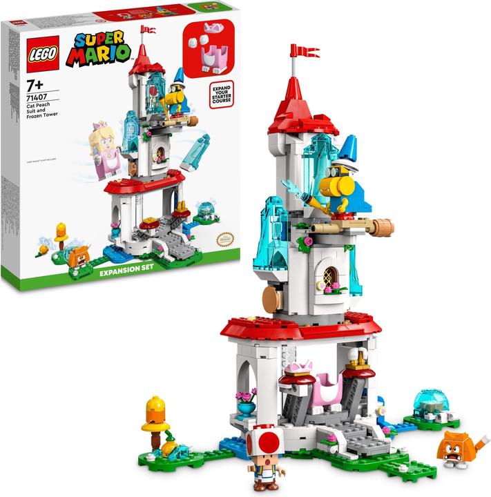 Produktbild LEGO Katzen-Peach-Anzug und Eisturm - Erweiterungsset (71407, LEGO Super Mario)