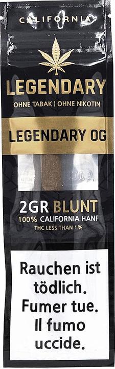 Image du produit Legendary Premium CBD Blunt 2g (4.93 g, Extérieur)