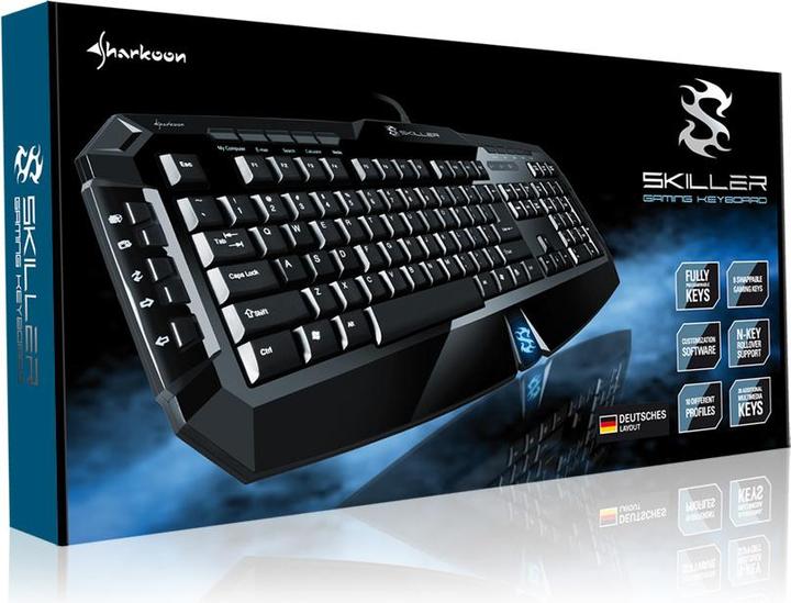 Actual product image Sharkoon Skiller (DE, Cable)