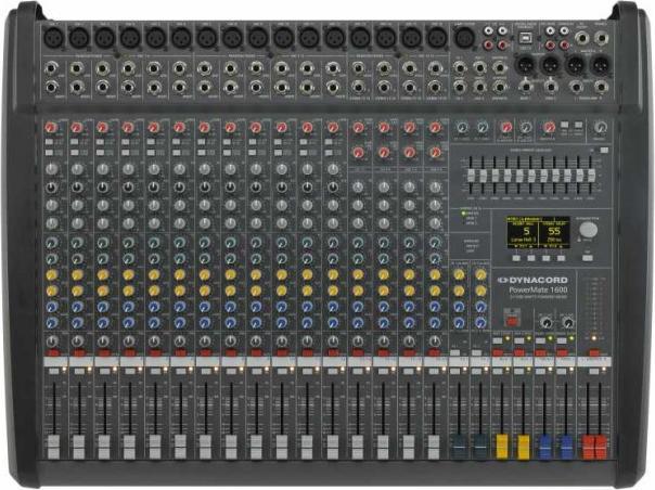 Actual product image Dynacord Powermate 1600-3 16-kanaals power mixer