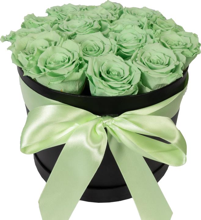 Migros Ostschweiz Rose premium (rose stabilizzate) in una cappelliera (Fiori dell'Infinito)