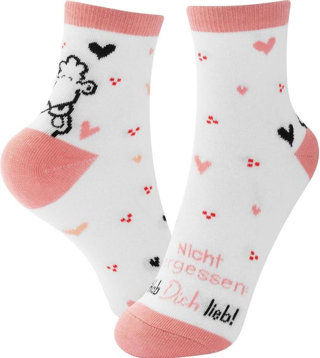 Sheepworld Zaubersocken Motiv 'Hab dich lieb' (Einzelpack, 36 - 40)