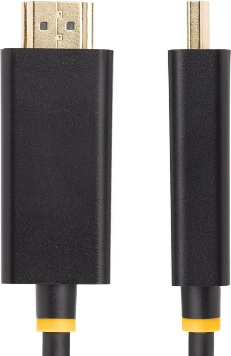 Actual product image StarTech com 6.6ft (2m) DisplayPort to HDMI Adapter Cable, 4K 60Hz with HDR, DP to HDMI 2.0b, Active (2 m, DisplayPort)